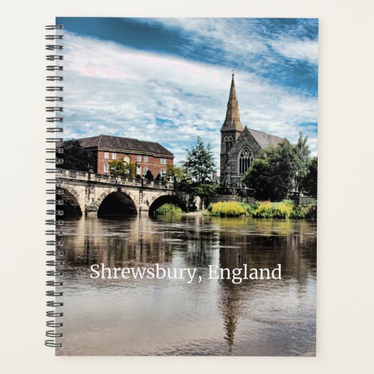 Shrewsbury, Engeland Planner (Voorkant)