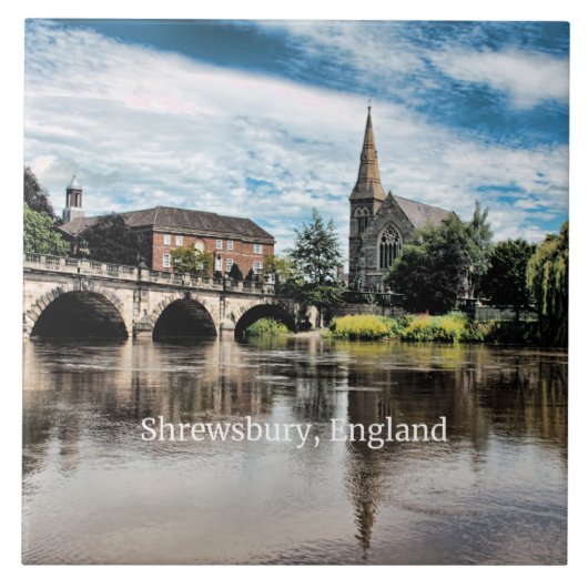 Shrewsbury, Engeland Tegeltje (Voorkant)