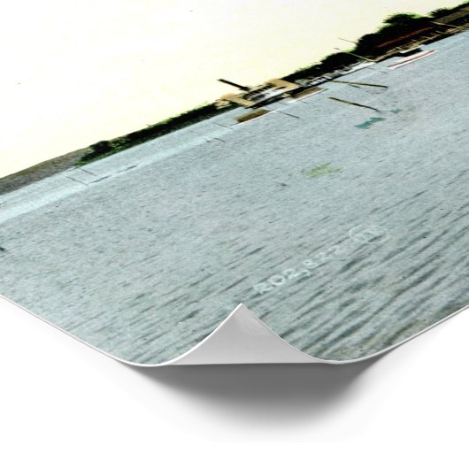 Shrewsbury River, Red Bank NJ,  Poster (Hoek)