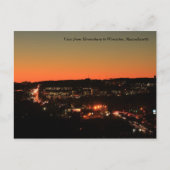 Shrewsbury Worcester Twilight Briefkaart (Voorkant)