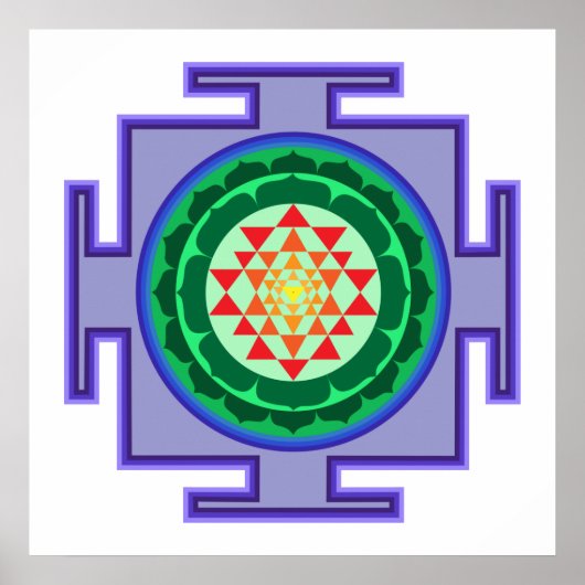 Shri Chakra Poster (Voorkant)
