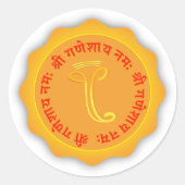Shri ganeshay namah sticker (Voorkant)
