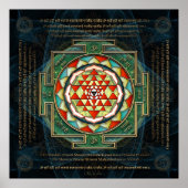 Shri Maha Lakshmi Poster (Voorkant)