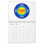 Shri Radha zoals in Vrindavan (Hindi) Classic Roun Kalender (Feb 2026)