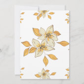 Shri Satyanarayan Pooja Hindoe Indiase stijl bloem Kaart (Achterkant)