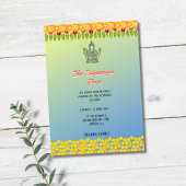 Shri Satyanarayan Pooja Hindoe Indiase stijl bloem Kaart