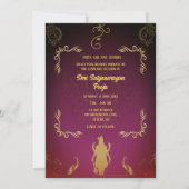 Shri Satyanarayan Pooja Hindu Kaart (Voorkant)