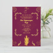 Shri Satyanarayan Pooja Hindu Kaart (Staand voorkant)