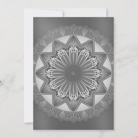 Shri Satyanarayan Pooja Hindu Kaart (Achterkant)