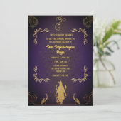 Shri Satyanarayan Pooja Hindu Kaart (Staand voorkant)