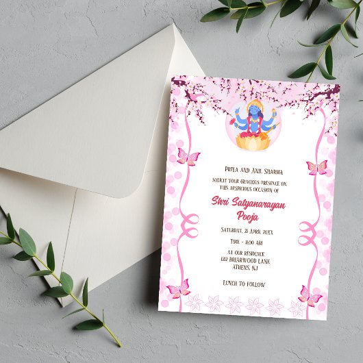 Shri Satyanarayan Pooja Hindu Kaart