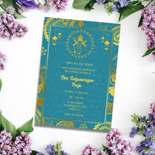 Shri Satyanarayan Pooja Hindu Kaart