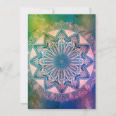 Shri Satyanarayan Pooja Hindu Kaart (Achterkant)