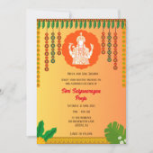 Shri Satyanarayan Pooja Hindu Kaart (Voorkant)