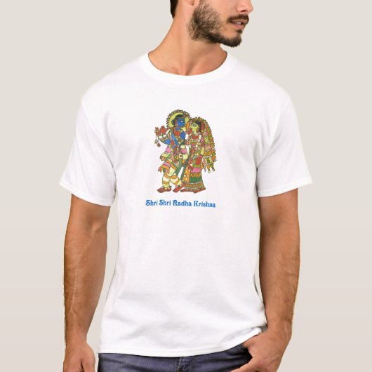 Shri Shri Radha Krishna T-shirt (Voorkant)