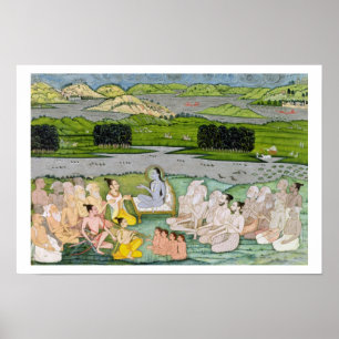 Shri Sukdevji preken naar een verhaal over Sadhus, Poster