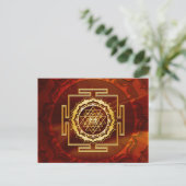 Shri Yantra - Cosmic Conductor of Energy Briefkaart (Staand voorkant)