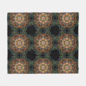 Shri Yantra Fleece Deken (Voorkant (Horizontaal))