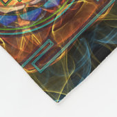 Shri Yantra Fleece Deken (Hoek)