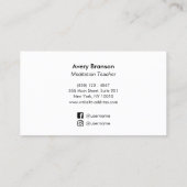 Shri Yantra Meditatie Leraar Visitekaartje (Achterkant)