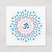 Shri Yantra of Sri Chakra - Energie voor gloeien Informatiekaartje (Voorkant)