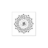 Shri Yantra of Sri Chakra - Energie voor gloeien Rubberstempel (Afrduk)