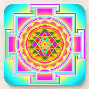 Shri yantra onderzetters