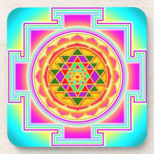 Shri yantra onderzetters (Voorkant)