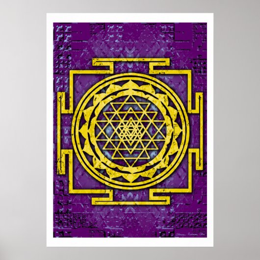 Shri Yantra Poster (Voorkant)