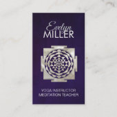 Shri Yantra - Sri Lanka - Shri Chakra Visitekaartje (Voorkant)