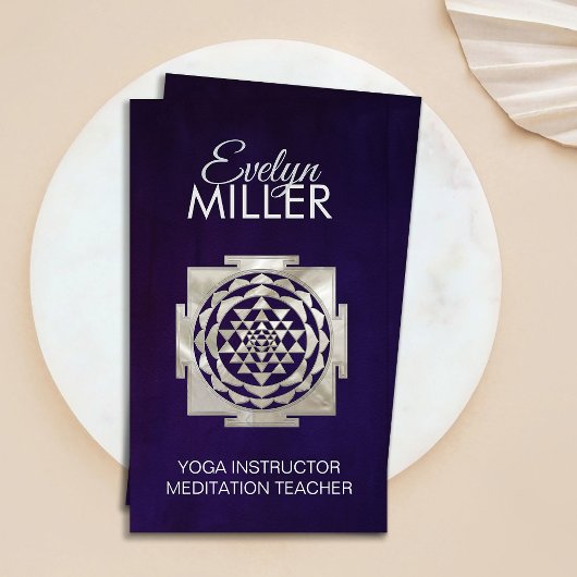 Shri Yantra - Sri Lanka - Shri Chakra Visitekaartje