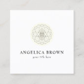 Shri Yantra Visitekaartje (Voorkant)