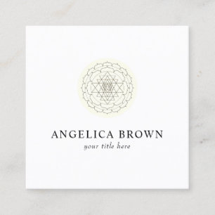 Shri Yantra Visitekaartje