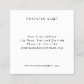 Shri Yantra Visitekaartje (Achterkant)