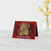 Shrieks- en moerasspookkaart Halloween Kaart (Gele Bloem)