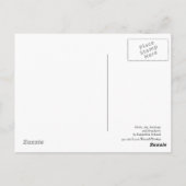 Shrike, Jay, Saxifrage en aardbei (van Hokusai) Briefkaart (Achterkant)