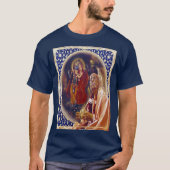 Shrila Prabhupada Meditates op Krishna T-shirt (Voorkant)
