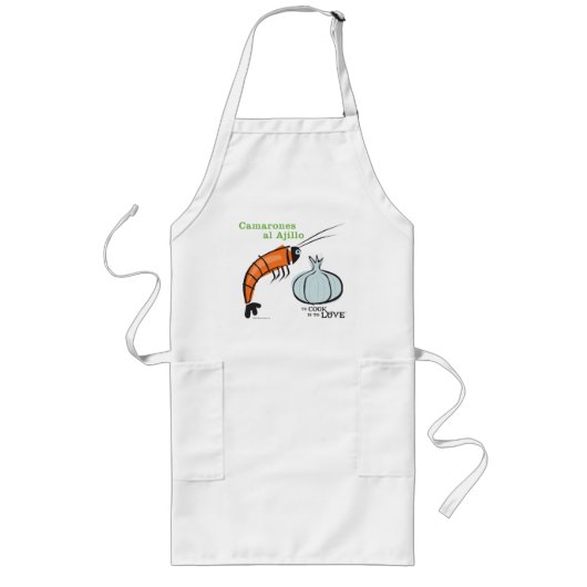 Shrimp Apron Lang Schort (Voorkant)