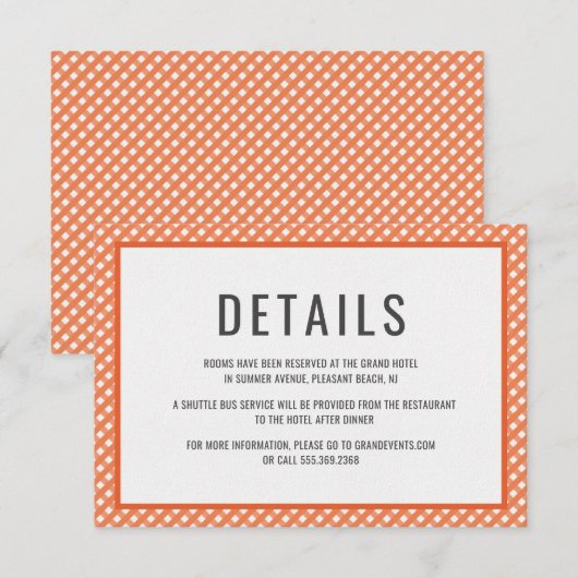 Shrimp Boil Enclosure Kaart (Voorkant / Achterkant)