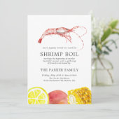 Shrimp Boil | Scheepvaart met de status van derde  Kaart (Staand voorkant)