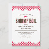 Shrimp Boil-uitnodigingen Kaart (Voorkant)