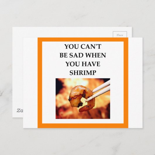 SHRIMP BRIEFKAART (Voorkant / Achterkant)