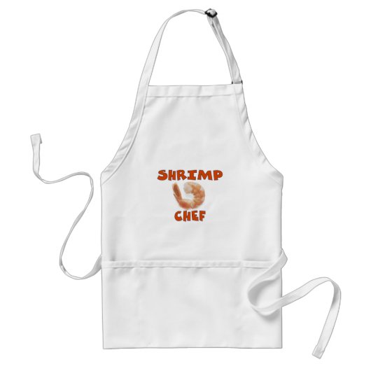 Shrimp Chef Apron Standaard Schort (Voorkant)