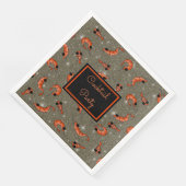 Shrimp Cocktail Party over heel Napkins Servet (Hoek)