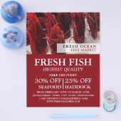 Shrimp Display, Fishmonger/Wife, vismarkt Flyer (Enkel)