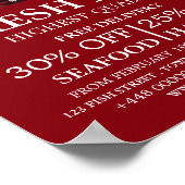 Shrimp Display, Fishmonger/Wife, vismarkt Poster (Hoek)