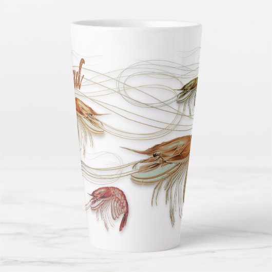 Shrimp Family Tall Latte Mok (Voorkant)