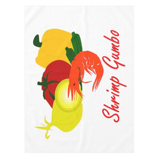 Shrimp Gumbo Tafelkleed (Voorkant)