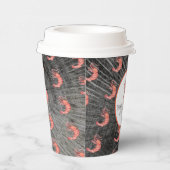 Shrimp Hand Waterverf Seafood Crab Boil Rustic Papieren Bekers (Rechts)