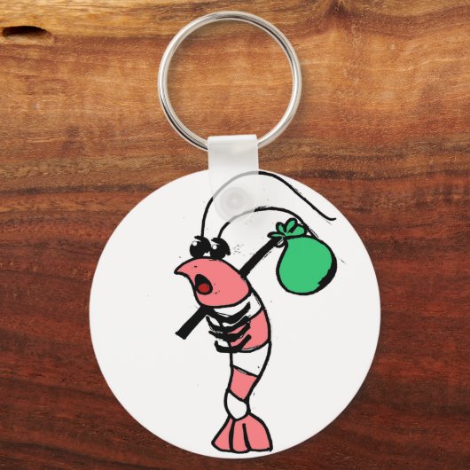 Shrimp Hobo Sleutelhanger (Voorkant)